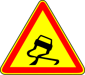 AK4 Chaussée glissante